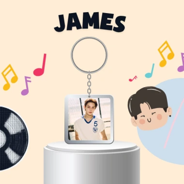 Móc khóa James CORTIS - Keyring thời trang, giảm giá 16.900 VND, chất liệu bền