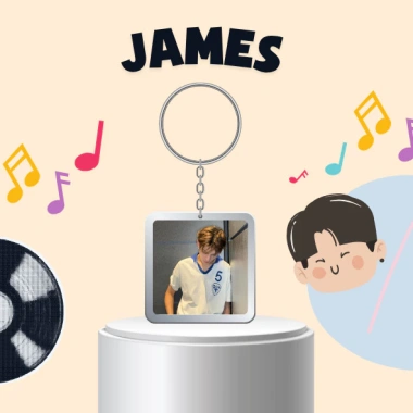 Móc khóa James CORTIS - Keyring thời trang, giảm giá 16.900 VND, chất liệu bền