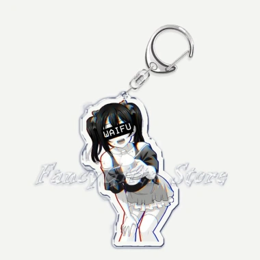 Móc khoá Kawaii Waifu Girls Acrylic Keychain - Phụ kiện Anime Manga dễ thương, sexy, giá chỉ 23.200 VND 4