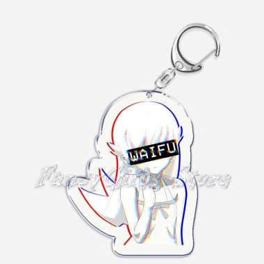Móc khoá Kawaii Waifu Girls Acrylic Keychain - Phụ kiện Anime Manga dễ thương, sexy, giá chỉ 23.200 VND 6