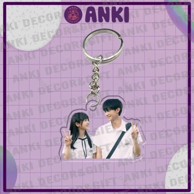 Móc khóa KHI ANH CHẠY VỀ PHÍA EM mica in idol - Quà lưu niệm, quà sinh nhật, chỉ 19.000 VND