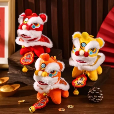 Móc khóa khiêu vũ sư tử NLINNI – Mặt dây chuyền chuông hoạt hình Kawaii Năm con ngựa, nhân vật may mắn Năm mới – Giá chỉ 105.600₫ 8