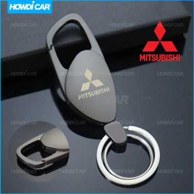 Móc khóa kim loại hợp kim cho Mitsubishi – Thiết kế động cơ ô tô, giảm giá 49.500 VND