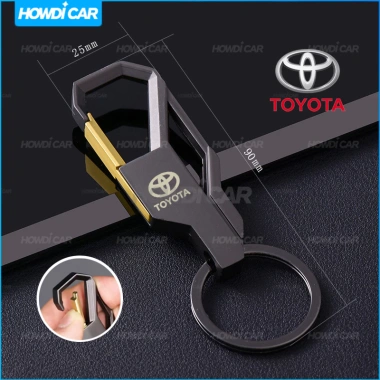 Móc khóa kim loại hợp kim Logo ô tô cổ điển cho Toyota - Giá 44.000₫, giảm 11.000₫