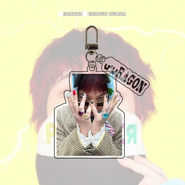 Móc Khóa Kpop Bigbang G‑Dragon POWER Acrylic Dễ Thương và Quà Tặng Độc Đáo
