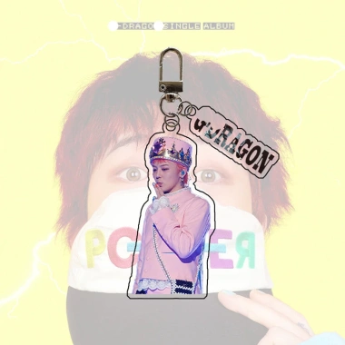 Móc Khóa Kpop Bigbang G‑Dragon POWER Acrylic Dễ Thương và Quà Tặng Độc Đáo