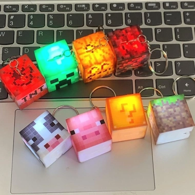 Móc khóa LED Light Up - Trang trí ba lô hoạt hình, phát sáng, giá ưu đãi 34.870₫