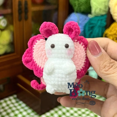 Móc khoá len Bướm đêm Luma the Faeling - Giá chỉ 55.000, phong cách trẻ trung 9 Móc khoá len Bướm đêm Luma the Faeling - Giá chỉ 55.000, phong cách trẻ trung 9