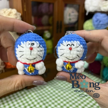 Móc khóa len Gummy Doraemon - Giá chỉ 35.000đ, giảm mạnh, chất liệu mềm mịn, thiết kế siêu dễ thương Móc khóa len Gummy Doraemon - Giá chỉ 35.000đ, giảm mạnh, chất liệu mềm mịn, thiết kế siêu dễ thương