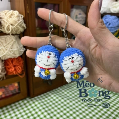 Móc khóa len Gummy Doraemon - Giá chỉ 35.000đ, giảm mạnh, chất liệu mềm mịn, thiết kế siêu dễ thương 2 Móc khóa len Gummy Doraemon - Giá chỉ 35.000đ, giảm mạnh, chất liệu mềm mịn, thiết kế siêu dễ thương 2