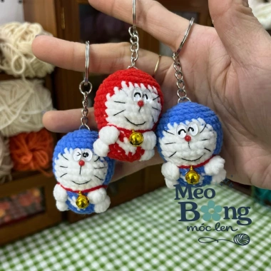 Móc khóa len Gummy Doraemon - Giá chỉ 35.000đ, giảm mạnh, chất liệu mềm mịn, thiết kế siêu dễ thương 3 Móc khóa len Gummy Doraemon - Giá chỉ 35.000đ, giảm mạnh, chất liệu mềm mịn, thiết kế siêu dễ thương 3