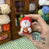 Móc khóa len Gummy Doraemon - Giá chỉ 35.000đ, giảm mạnh, chất liệu mềm mịn, thiết kế siêu dễ thương 6