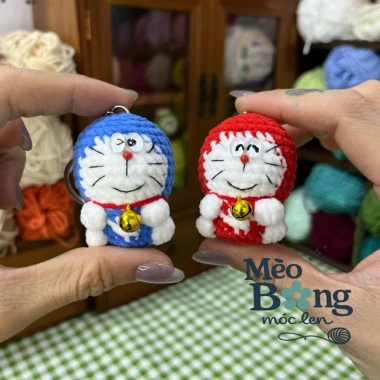 Móc khóa len Gummy Doraemon - Giá chỉ 35.000đ, giảm mạnh, chất liệu mềm mịn, thiết kế siêu dễ thương 7 Móc khóa len Gummy Doraemon - Giá chỉ 35.000đ, giảm mạnh, chất liệu mềm mịn, thiết kế siêu dễ thương 7