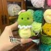 Móc khóa len handmade Bé Rắn béo ú đội hoa - Giá chỉ 70.000đ, giảm mạnh, quà tặng lý tưởng 3