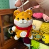 Móc khoá len Handmade họa tiết Hổ quàng khăn Thời trang giá ưu đãi 60.000₫ 4