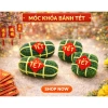 Móc khoá len handmade set quà Tết - Quà tặng gia đình, bạn bè giá rẻ kèm kẹo ngon 2