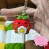 Móc khóa len hình quả cà chua ôm bông hoa cute phong cách trẻ trung - Giá chỉ 29.000đ, giảm mạnh so với 35.960đ 4