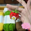 Móc khóa len hình quả cà chua ôm bông hoa cute phong cách trẻ trung - Giá chỉ 29.000đ, giảm mạnh so với 35.960đ 7