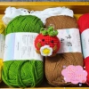 Móc khóa len hình quả cà chua ôm bông hoa cute phong cách trẻ trung - Giá chỉ 29.000đ, giảm mạnh so với 35.960đ 9