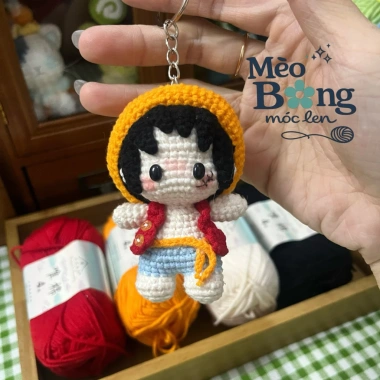 Móc khoá len Monkey D Luffy One Piece Đảo Hải Tặc - Ảnh thật, Giá giảm 20% chỉ 80.000₫ 6 Móc khoá len Monkey D Luffy One Piece Đảo Hải Tặc - Ảnh thật, Giá giảm 20% chỉ 80.000₫ 6