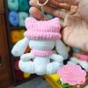 Móc khoá len Thỏ đeo kính, đội nón - Giá chỉ 65.000 VNĐ, giảm mạnh từ 81.900 3