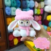 Móc khoá len Thỏ đeo kính, đội nón - Giá chỉ 65.000 VNĐ, giảm mạnh từ 81.900 4