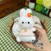 Móc khoá len Thỏ Miffy ngồi charm cà rốt, vòng cổ đáng yêu - Giá chỉ 60.000 VND 3