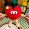 Móc khoá len Trái tim Jellycat – Giá ưu đãi 55.000, chất mềm, thiết kế dễ thương 3