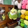 Móc khóa len Vẹt xanh tròn ú nu đáng yêu - Giá chỉ 45.000 đồng, khuyến mãi 2