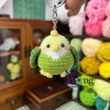 Móc khóa len Vẹt xanh tròn ú nu đáng yêu - Giá chỉ 45.000 đồng, khuyến mãi 4