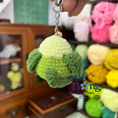 Móc khóa len Vẹt xanh tròn ú nu đáng yêu - Giá chỉ 45.000 đồng, khuyến mãi 5 Móc khóa len Vẹt xanh tròn ú nu đáng yêu - Giá chỉ 45.000 đồng, khuyến mãi 5
