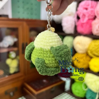 Móc khóa len Vẹt xanh tròn ú nu đáng yêu - Giá chỉ 45.000 đồng, khuyến mãi 7 Móc khóa len Vẹt xanh tròn ú nu đáng yêu - Giá chỉ 45.000 đồng, khuyến mãi 7