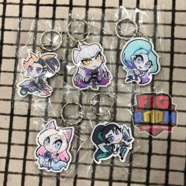 Móc khóa LMHT KDA - Keychain LoL K/DA Team, giá 18.400₫, thiết kế độc đáo