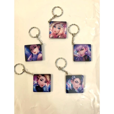 Móc khóa LMHT KDA - Keychain LoL K/DA Team, giá 18.400₫, thiết kế độc đáo