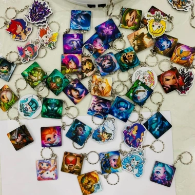 Móc khóa LMHT KDA - Keychain LoL K/DA Team, giá 18.400₫, thiết kế độc đáo