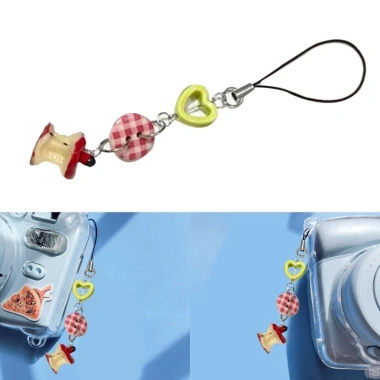 Móc khóa lõi táo độc đáo - Thiết kế trái cây dễ thương, dùng cho điện thoại, giá ưu đãi