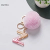 Móc khóa Luimo hồng pompom lông tơ 26 chữ cái, túi xách, quà tặng SBS 25.095₫ 3