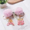 Móc khóa Luimo hồng pompom lông tơ 26 chữ cái, túi xách, quà tặng SBS 25.095₫ 4