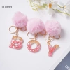 Móc khóa Luimo hồng pompom lông tơ 26 chữ cái, túi xách, quà tặng SBS 25.095₫ 6