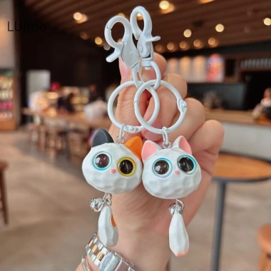 Móc khóa LUImo mắt to dễ thương, chất lượng cao 3D hoạt hình, chống mất mặt, dây chuyền sáng tạo - chỉ 31.790₫ 2