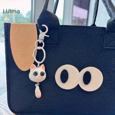 Móc khóa LUImo mắt to dễ thương, chất lượng cao 3D hoạt hình, chống mất mặt, dây chuyền sáng tạo - chỉ 31.790₫ 3