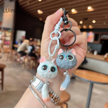 Móc khóa LUImo mắt to dễ thương, chất lượng cao 3D hoạt hình, chống mất mặt, dây chuyền sáng tạo - chỉ 31.790₫ 6