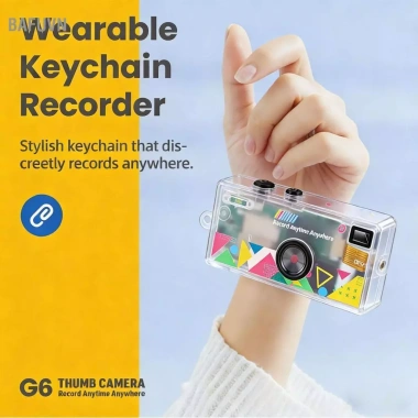 Móc Khóa Máy Ảnh Bafuvn 0.96 inch 1.080P Ngón Tay Cái Flash Tự Động Góc Rộng - Giá 707.300đ 6