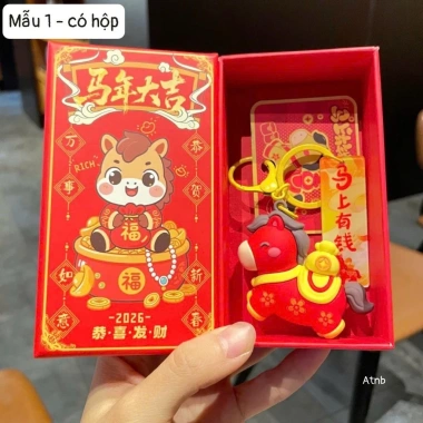 Móc khóa may mắn 2.026 hình ngựa thần tài, đa dạng mẫu, giá chỉ 62.000 VND 3