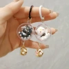 Móc khóa mèo 3 chiều SMILE - Chuông gió nhựa dễ thương, chuông hoạt hình, trang trí nhà cửa, 34.100 VND 3
