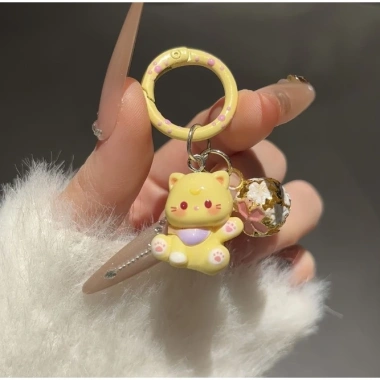 Móc khóa mèo dễ thương Kawaii - Túi dây chuyền ô tô cho nữ, giá chỉ 35.860₫ 10