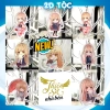 Móc Khóa Mica 2 Mặt Mahiru Anime Sắc Nét Phụ Kiện Manga 2D Tộc Shop