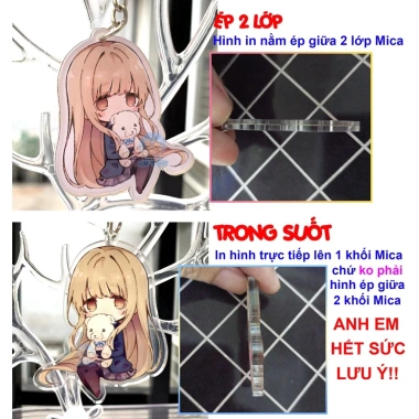 Móc Khóa Mica 2 Mặt Mahiru Anime Sắc Nét Phụ Kiện Manga 2D Tộc Shop 10 Móc Khóa Mica 2 Mặt Mahiru Anime Sắc Nét Phụ Kiện Manga 2D Tộc Shop 10