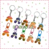 Móc khóa mini charm nhựa búp bê tóc bím cute: Giá chỉ 12.000đ, giảm từ 15.600đ