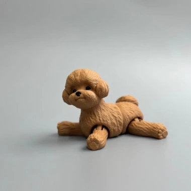 Móc khoá mô hình chó Poodle 3D lúc lắc – Đồ chơi chi tiết cao, giá ưu đãi 129.600₫